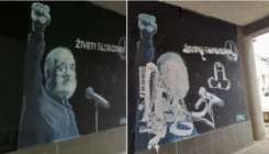 Vandali u samo nekoliko sati potpuno uništili mural u Srbiji posvećen Balaševiću...