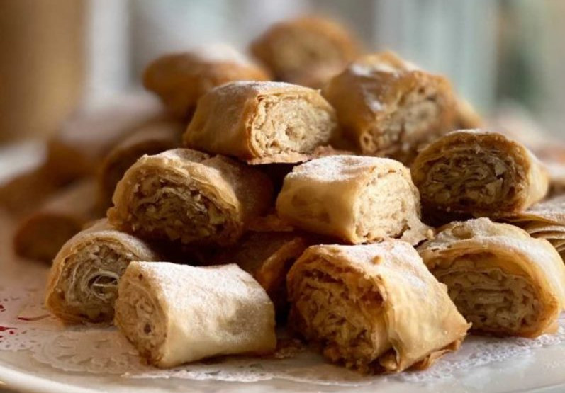 Brza baklava sa ekstratkom vanilije i orasima