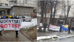 Protesti studenata u Tuzli, upućeno niz zahtjeva nadležnima