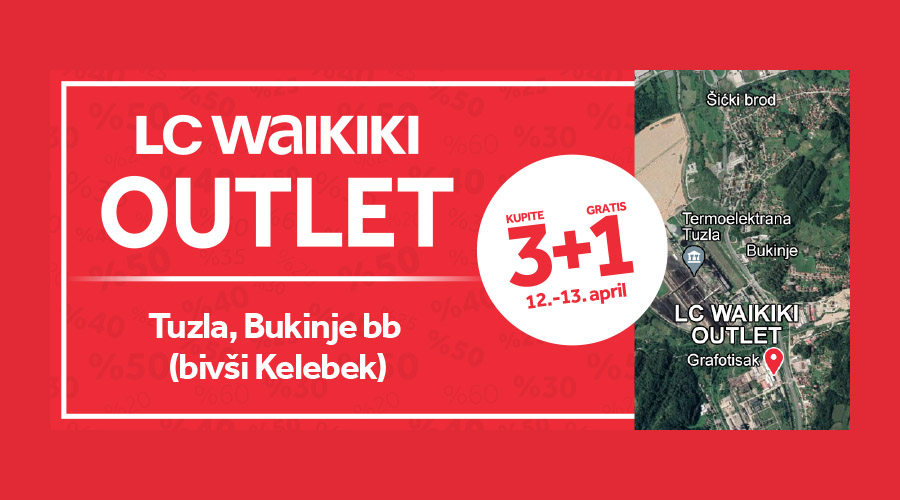 Ne propustite ponedjeljak i utorak u LC Waikiki outletu!