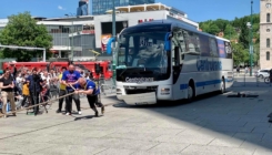 Sarajevo: Bh. strongmen Damir Stroil vukao autobus