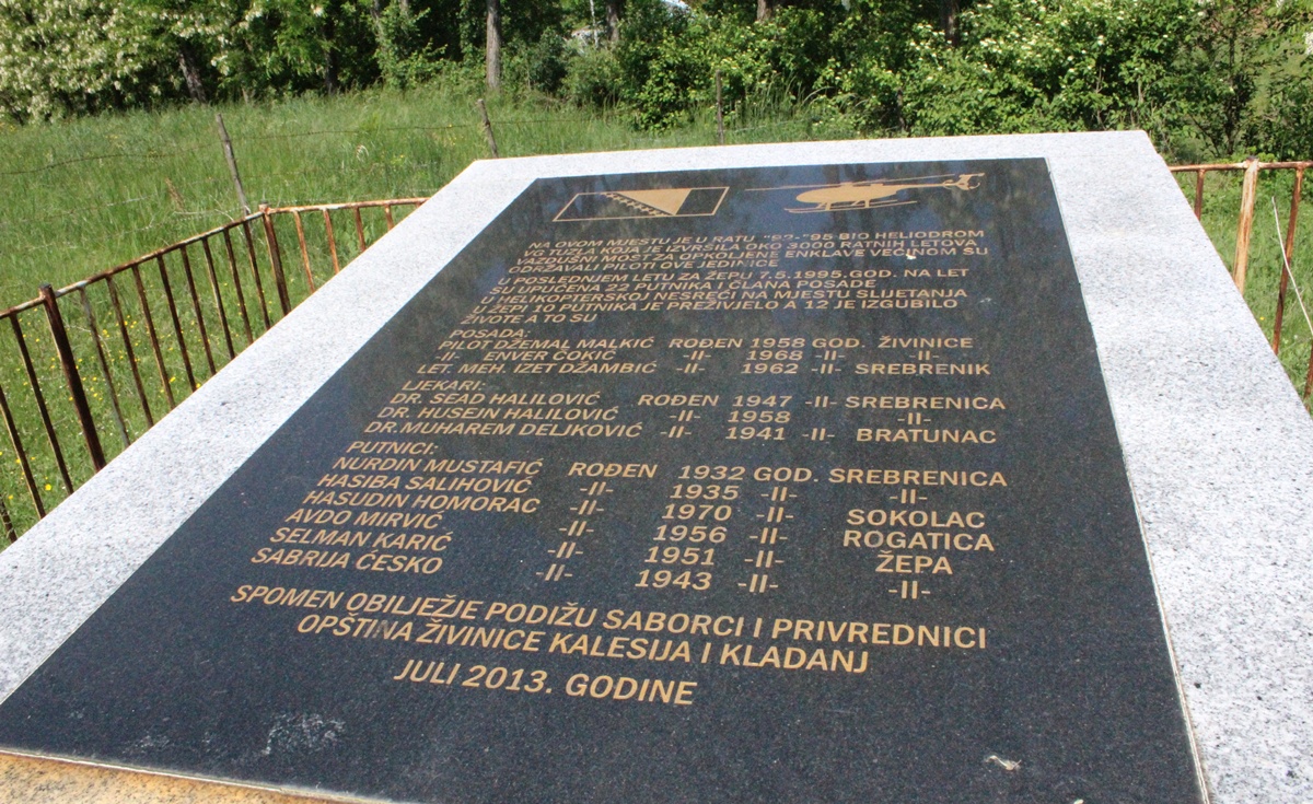 26. godišnjica kobnog leta za Srebrenicu i stradanja pilota i tuzlanskih ljekara