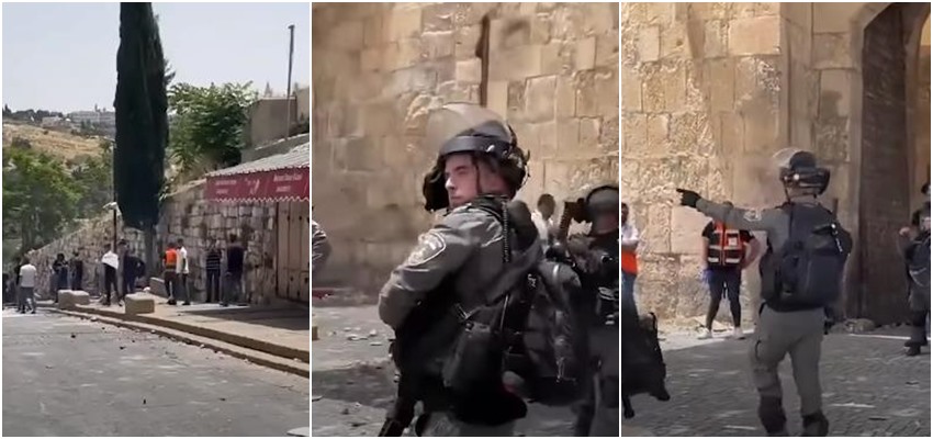 Izraelski policajac krenuo da baci bombu među Palestince, a onda shvatio da ga novinarka snima i odustao