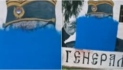 U Srbiji prefarbali mural Ratka Mladića: 'Nismo svi isti, ne podržavamo ovog ratnog veterana, kukavicu i p****'