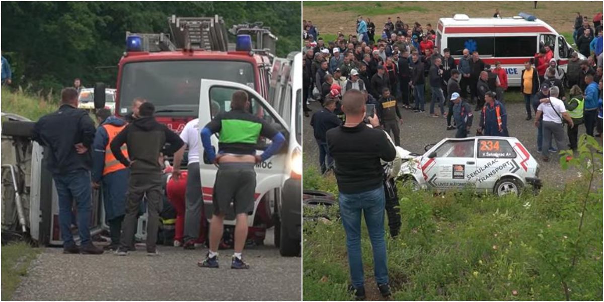 Snimak sa mjesta tragedije: Detalji pogibije automobiliste, vozači su odvezli počasni krug