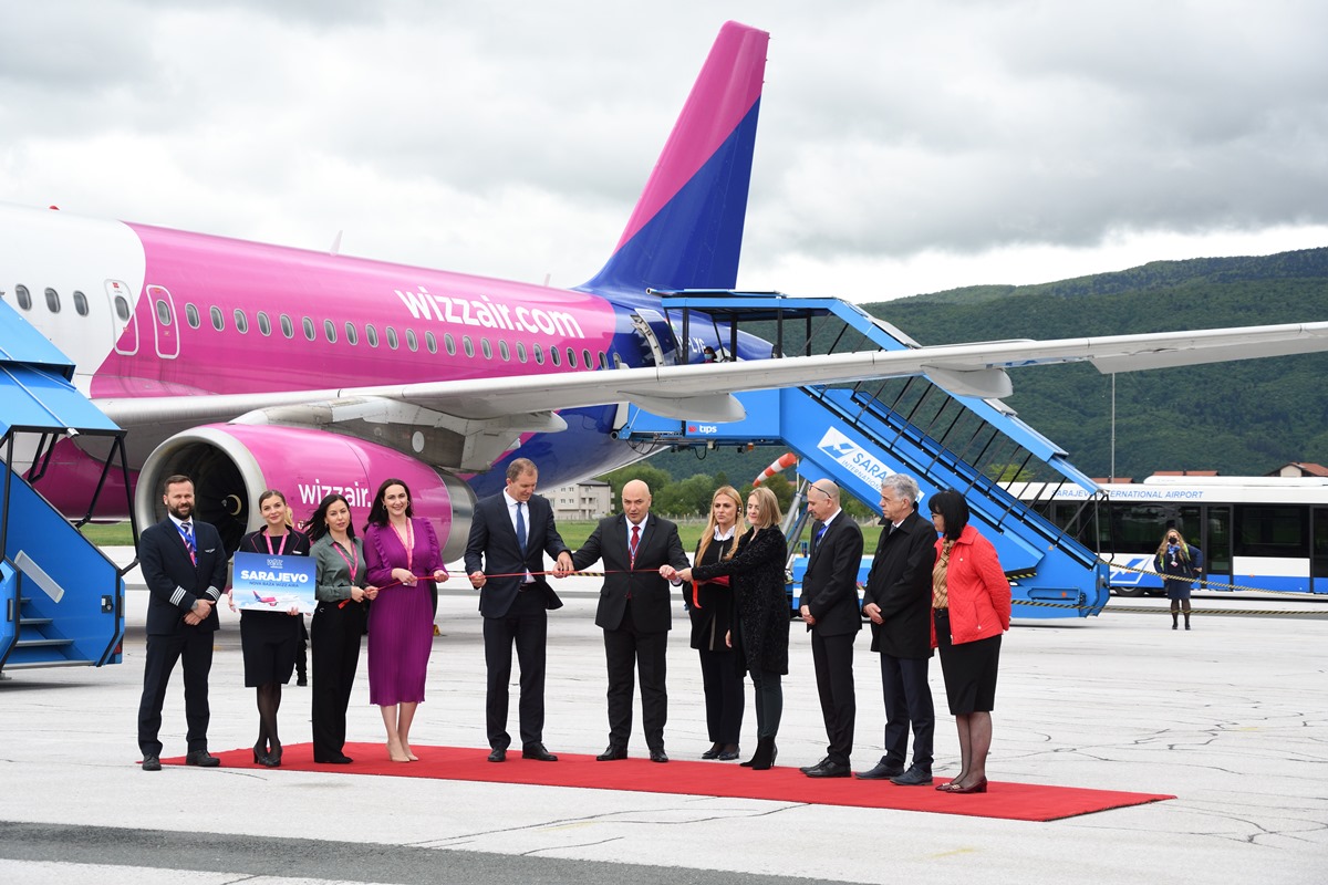 Wizz Air otvorio bazu na Međunarodnom aerodromu Sarajevo