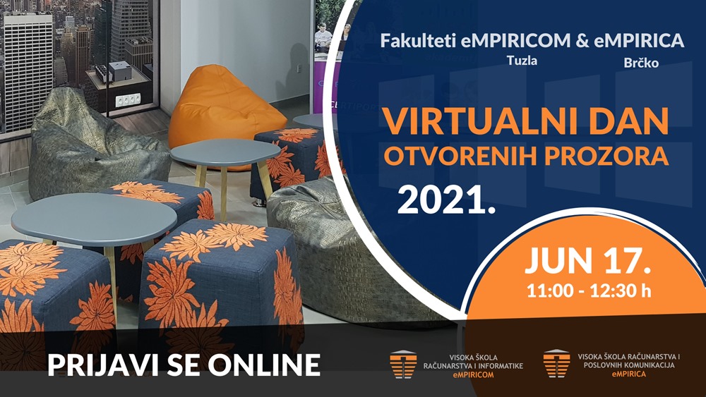 Virtualni dan otvorenih prozora na fakultetu eMPIRICOM Tuzla