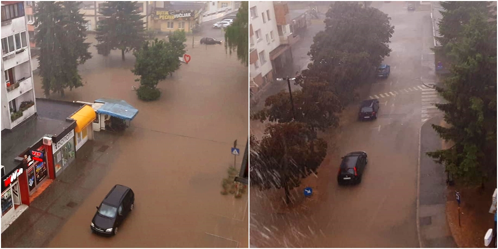 U BiH stiglo nevrijeme: Poplavljen dio Modriče