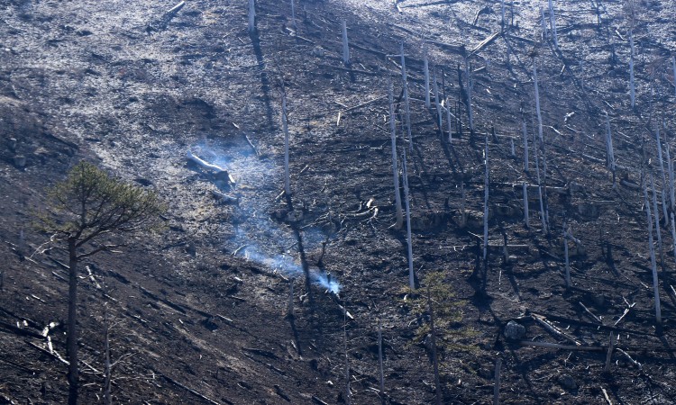 Požar u Jablanici gasi helikopter OSBiH