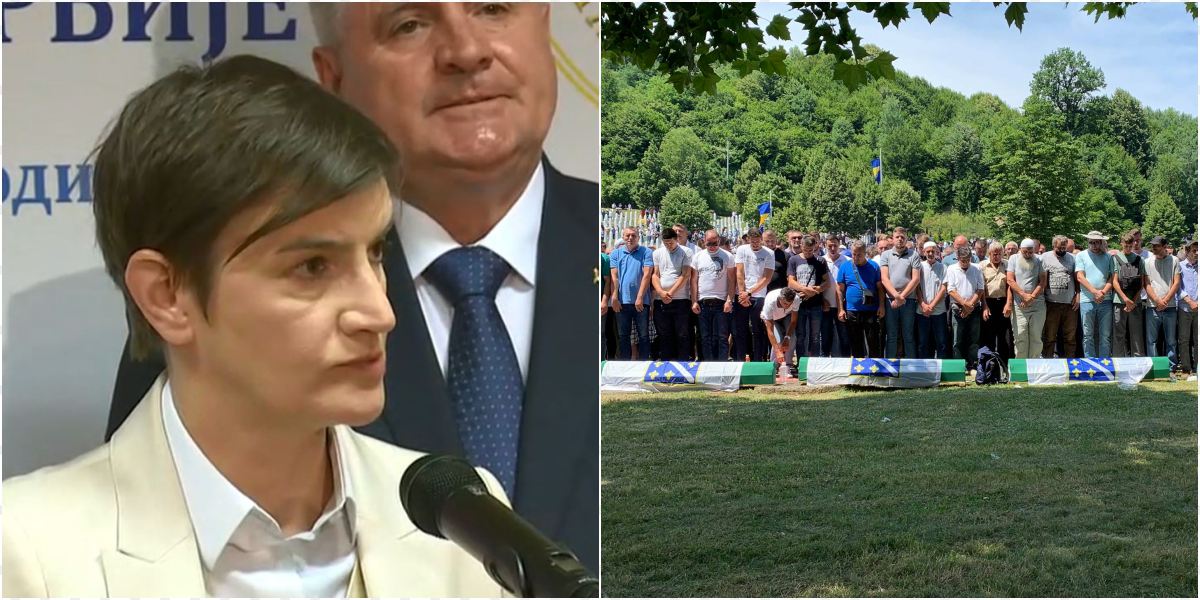 Brnabić: Nije nam mjesto u Srebrenici dok se ne rasvijetli napad na Vučića