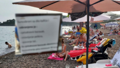 Obavještenje sa plaže u Crnoj Gori posvađalo turiste i ugostitelje