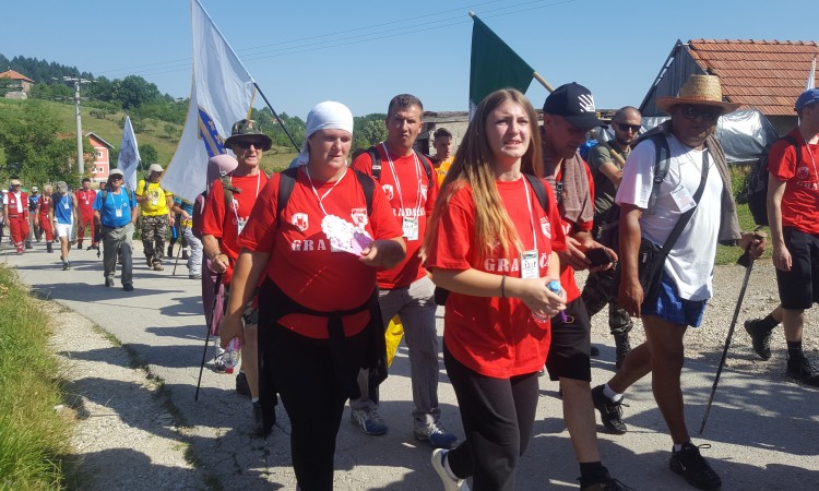 'Marš mira' protiče bez sigurnosnih problema uz moguće vremenske neprilike