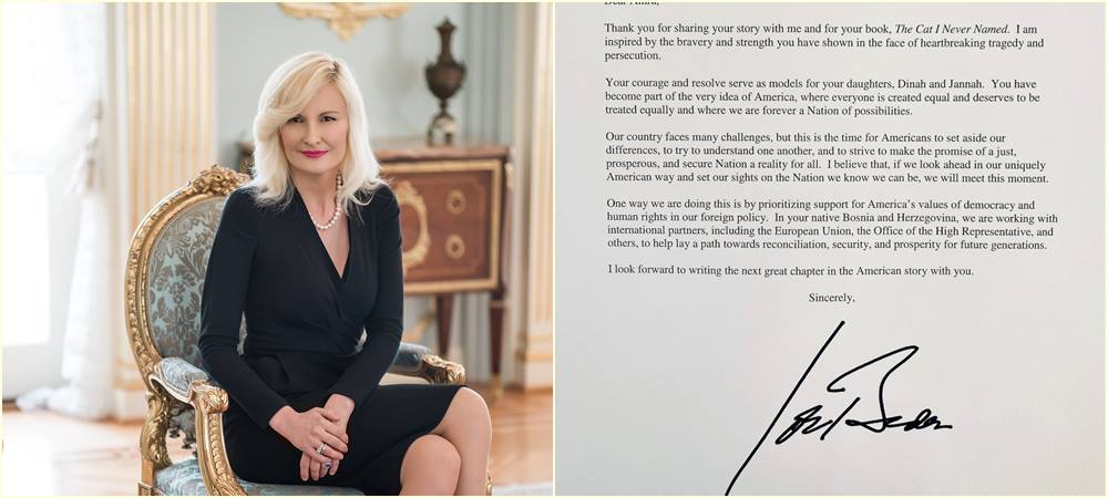 Bišćanki Amri Šabić-El-Rayess pisao Joe Biden: Ja sam inspirisan tvojom hrabrošću i snagom
