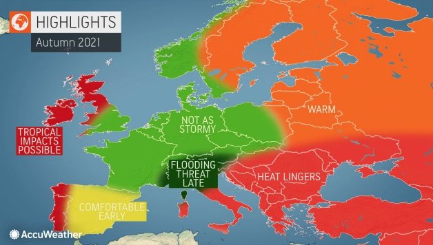 AccuWeather objavio veliku prognozu za jesen: Šta čeka Bosnu i Hercegovinu?