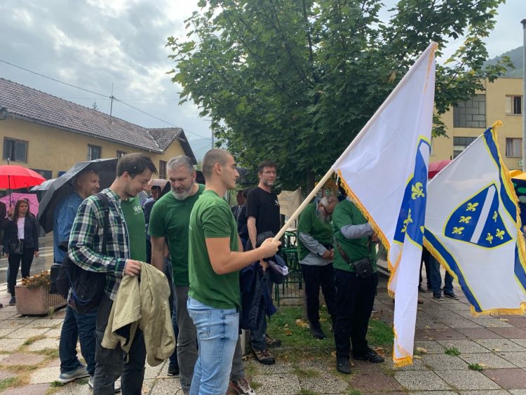 Protesti u Goraždu zbog hapšenja Vranja