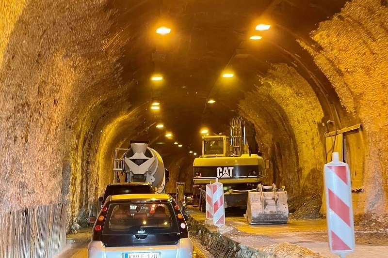 Od danas saobraćaj kroz tunel Crnaja odvijat će se jednom trakom