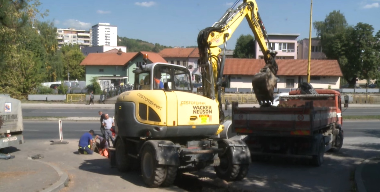 Počeli radovi na sanaciji komunalne infrastrukture na dijelu ulice Muftije efendije Kurta