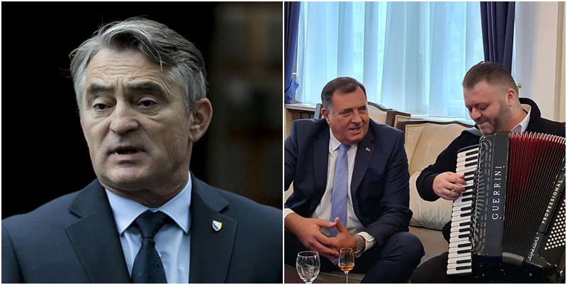 Komšić o “harmonici”: Lako je glumiti mangupa, Dodik je sam sebe ponizio