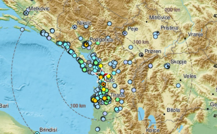 Zemljotres u Albaniji, osjetio se i u Crnoj Gori