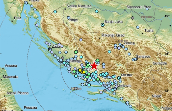 Jak zemljotres zatresao Hrvatsku, osjetio se i u dijelovima Bosne i Hercegovine