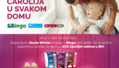 Kupovinom Glade Winter 2021 artikala u Bingo marketima pomažete djeci iz SOS Dječijih sela u BiH da imaju sretne praznične uspomene