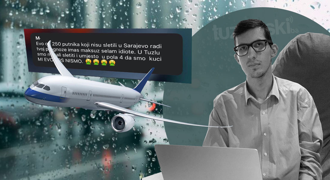 Optužio Sladića da zbog njegove prognoze nije sletio na sarajevski aerodrom!?