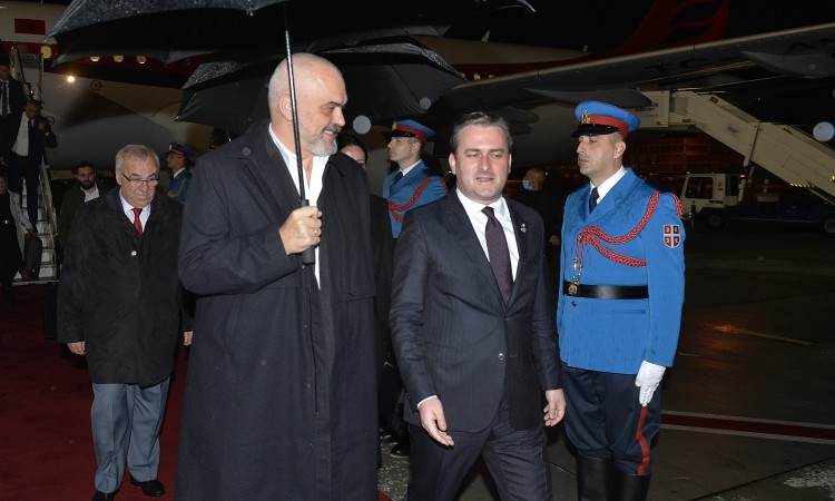 Premijer Albanije Edi Rama stigao u Beograd