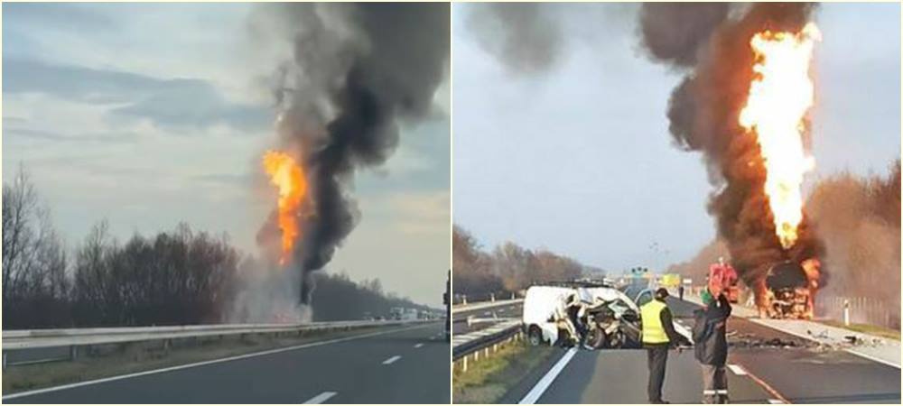 Strašna nesreća u Hrvatskoj: Cisterna potpuno izgorjela, povrijeđena jedna osoba