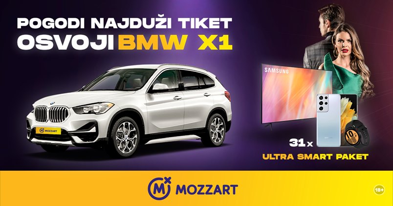 Za četiri dana: Da li si ti pobjednik, da li će BMW X1 biti tvoj?