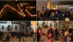 Protesti u Hrvatskoj zbog covid propusnica, građani molili krunicu