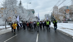 Protestna šetnja radnika u zdravstvu u KS: Tri godine smo bez Kolektivog ugovora