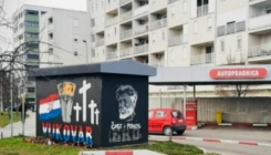 U Zagrebu osvanuo mural zločincu Slobodanu Praljku