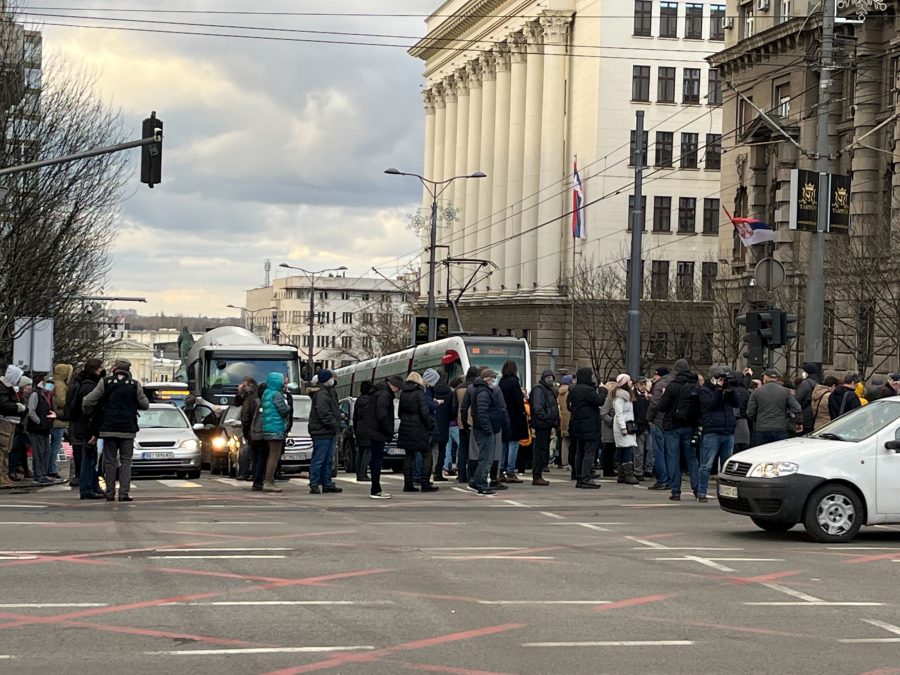 Počeo protest protiv Rio Tinta ispred Vlade Srbije, blokirana Nemanjina ulica