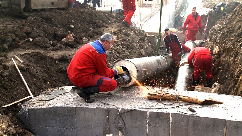 Centralno grijanje Tuzla: Obustava toplotne energije zbog sanacije vrelovoda