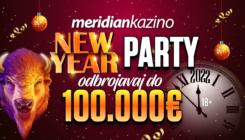 Meridian Kazino: New Year Party – 100.000 eura tokom novogodišnjih praznika