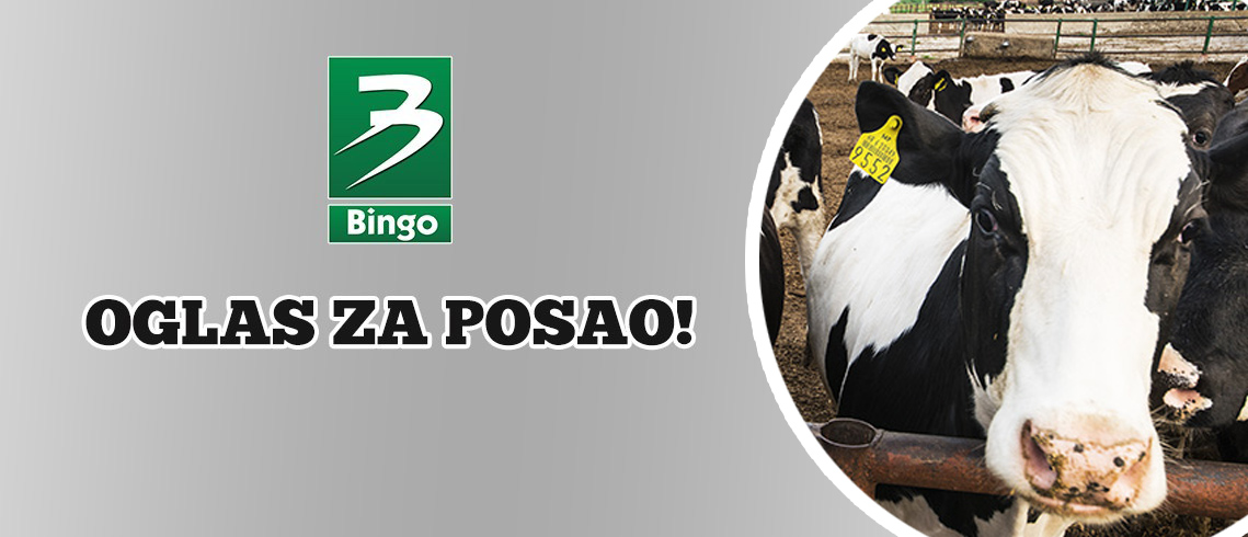 Bingo d.o.o. Tuzla: Oglas za prijem više radnika na farmi