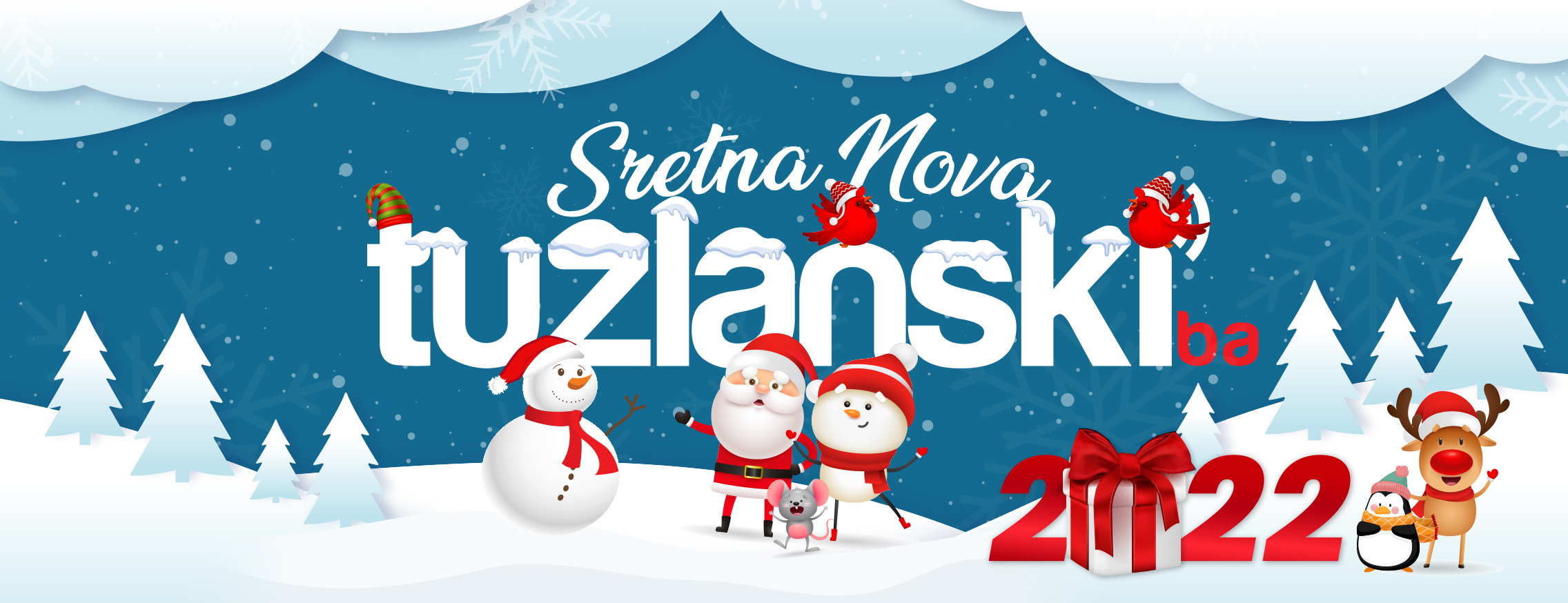 Tuzlanski.ba svim čitateljima želi sretnu 2022. godinu!