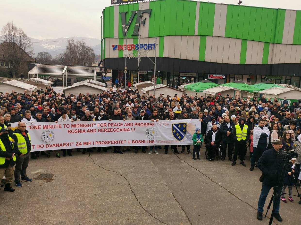 U Zenici održan skup podrške domovini Bosni i Hercegovini