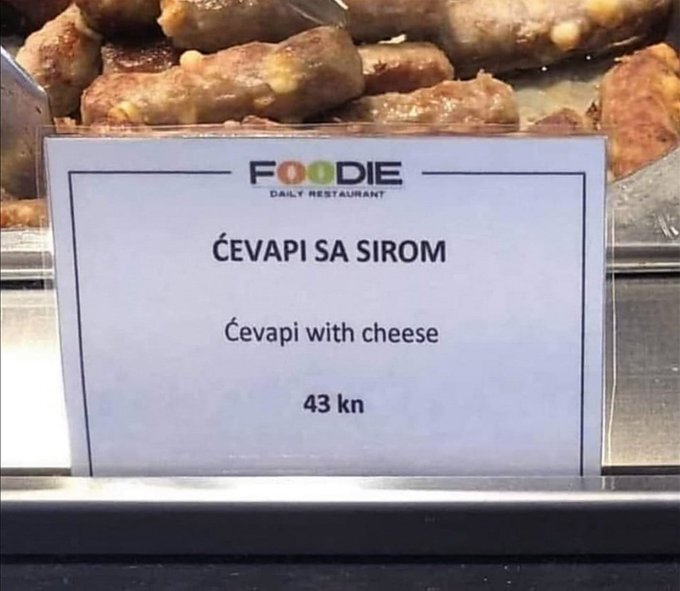 Ništa im nije sveto: Nakon bureka u ponudi i ćevapi sa sirom