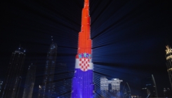 Burj Khalifa zasjala u bojama hrvatske zastave