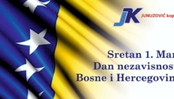 Čestitka povodom 1. marta - Dana nezavisnosti Bosne i Hercegovine
