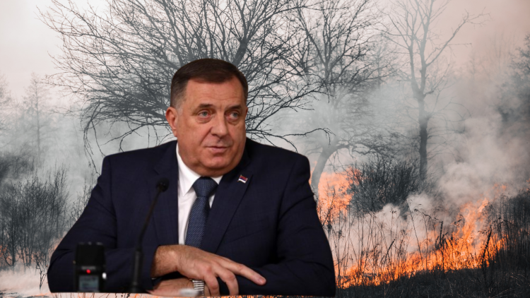 Pala kiša pa Dodik dao saglasnost za korištenje helikoptera u gašenju požara