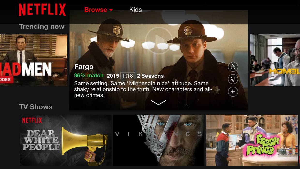 Znate li šta označavaju postoci pored naslova filmova i serija na Netflixu?