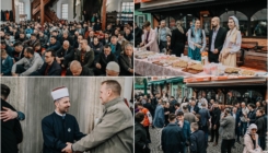 Bajram namaz klanjan i u Čaršijskoj džamiji u Tuzli