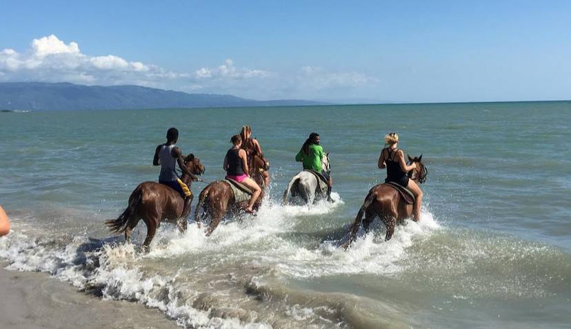 Plivanje u okeanu sa konjima je omiljena zabava turista u ovoj zemlji