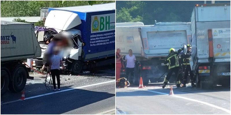 Jedna osoba povrijeđena u sudaru kamiona kod Srebrenika