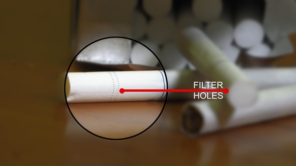 Znate li čemu služe rupice na filteru nekih cigareta?