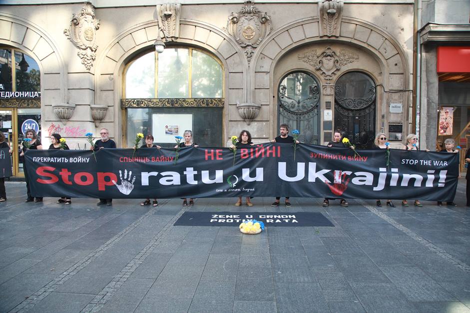 U Beogradu održan antiratni skup "Stop ratu u Ukrajini"