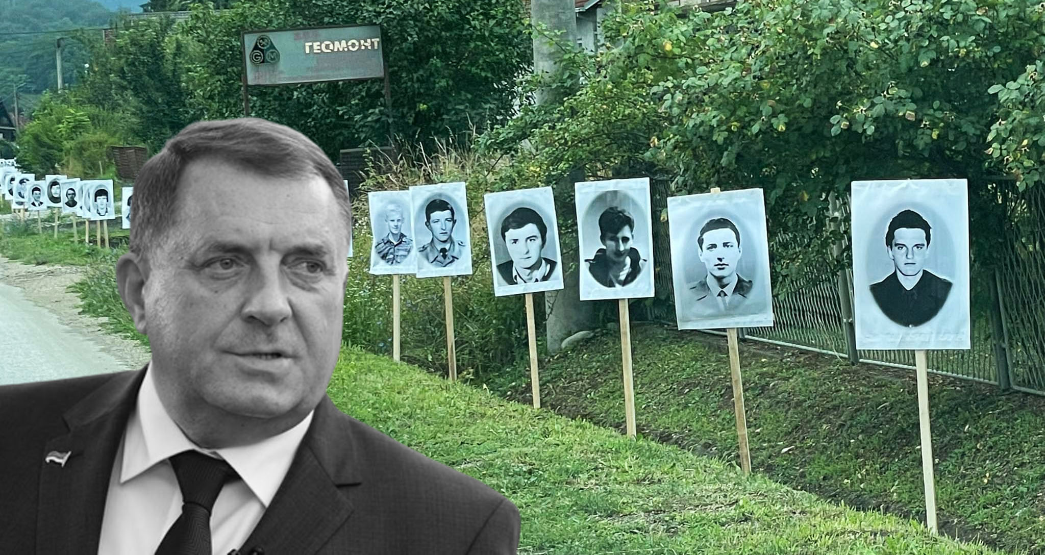 Dodik pokušao opravdati današnju provokaciju na putu Bratunac - Potočari