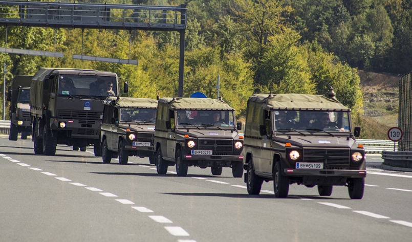 U narednim danima pojačano kretanje vozila EUFOR-a kroz BiH